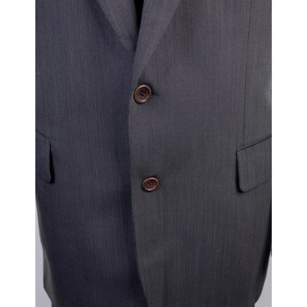 Hugo Boss APOLLO Blazer Sport Coat Men’s 44R Gray Wool 2-Button Jacket USA VTG